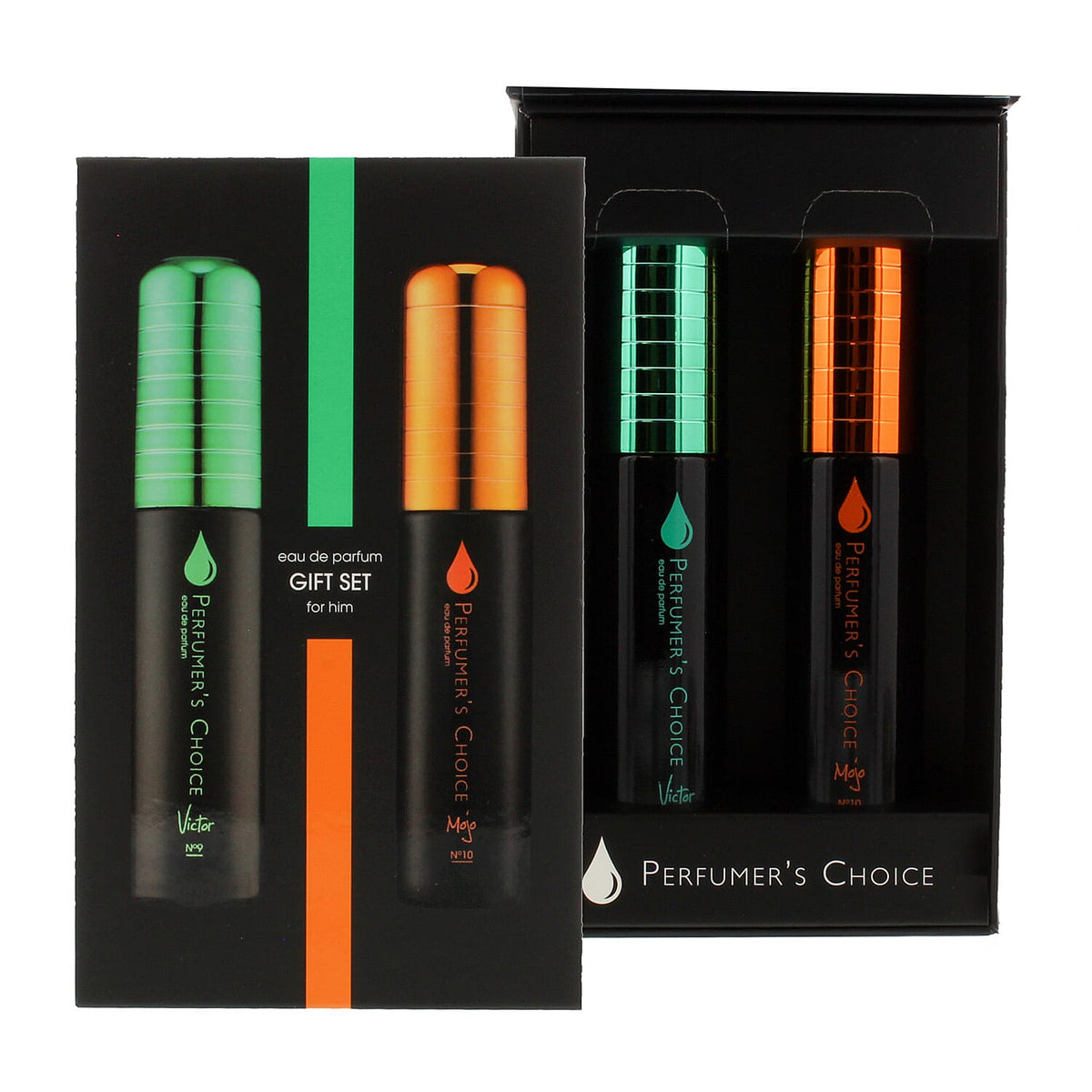 Perfumers Choice Mens EDP - Set of TwoÂ  (50ml Victor and 50ml Mojo) 7728629 0