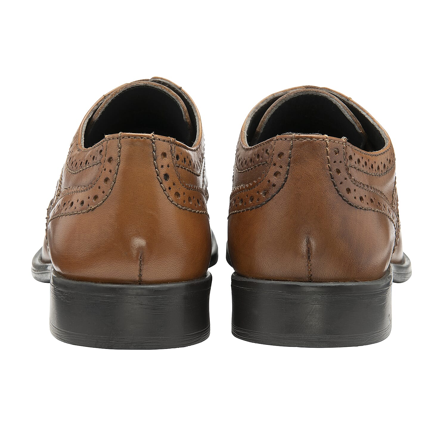 Frank Wright Rhine Leather Brogue Shoe - Brown 6276298 4