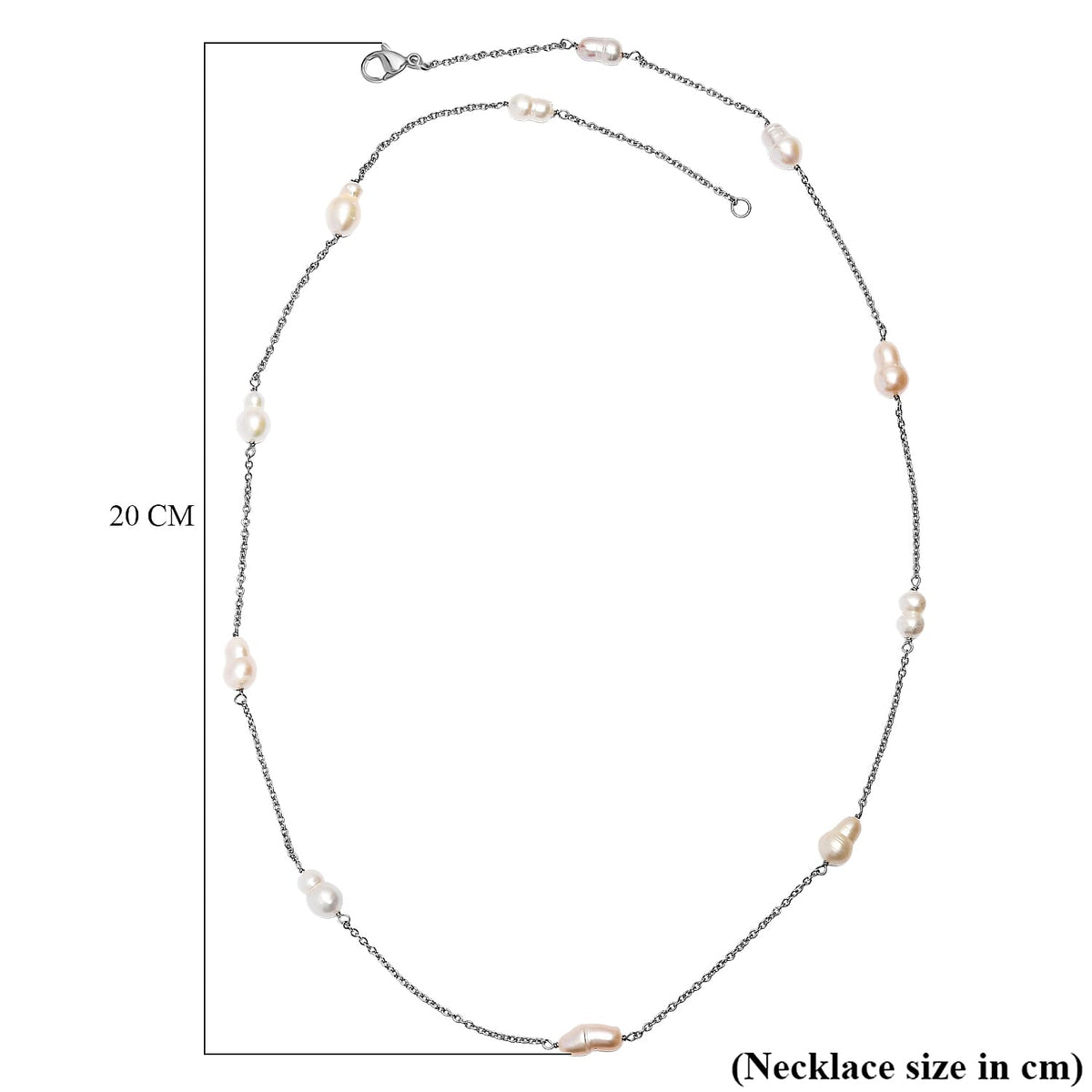 CLose Out Deal- Fresh Water Pearl Necklace (Size 24) with Lobster Clasp 45.00 Ct. 8255846 6