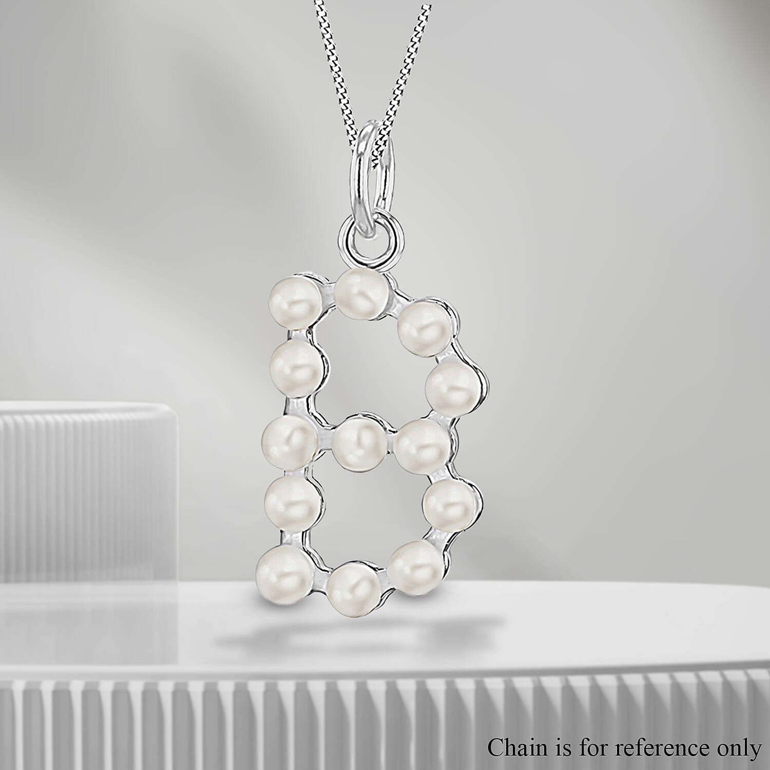 Fresh Water Pearl  Pendant  Sterling Silver 2.60 ct  2.600  Ct. 7514175 1
