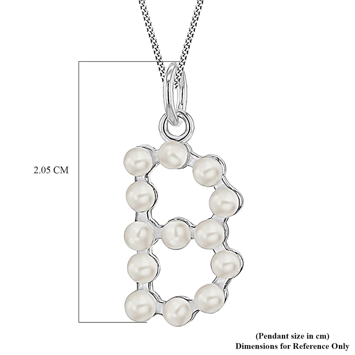 Fresh Water Pearl  Pendant  Sterling Silver 2.60 ct  2.600  Ct. 7514175 3