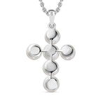 Fresh Water Pearl Sterling Silver Pendant with Steel Chain (Size 20)