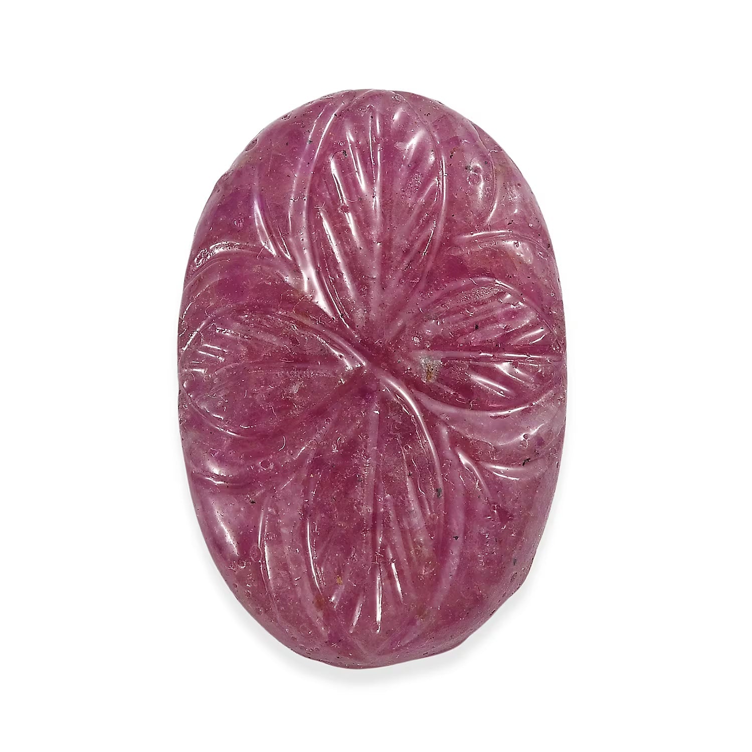 Freshend Ruby Gemstone with Flower Carving 23.28 Ct. 8323267 0