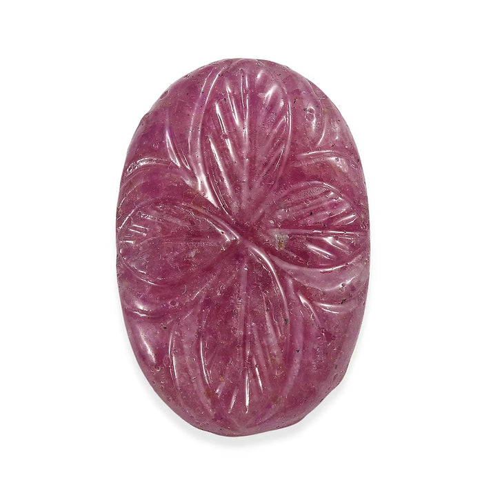 Freshend Ruby Gemstone with Flower Carving 23.28 Ct. 8323267 1