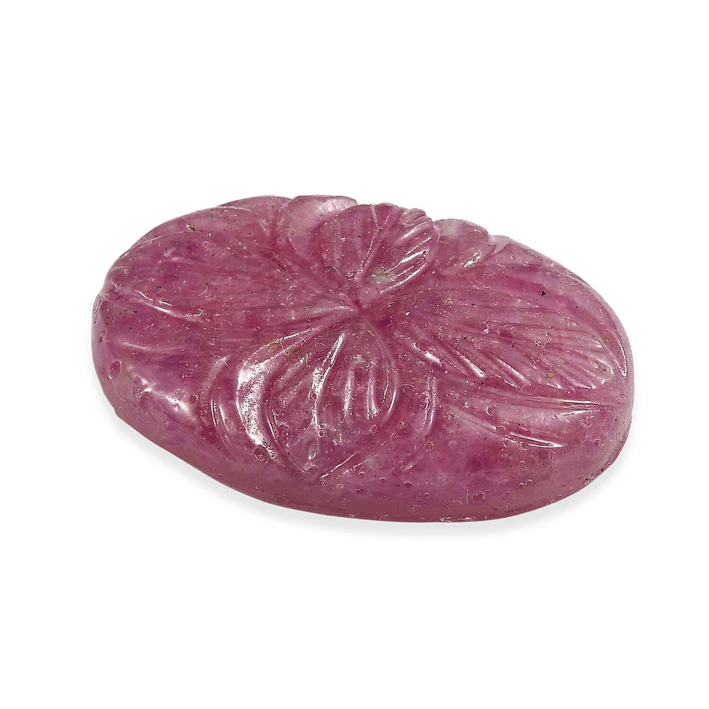 Freshend Ruby Flower Carving 23.28 Ct.