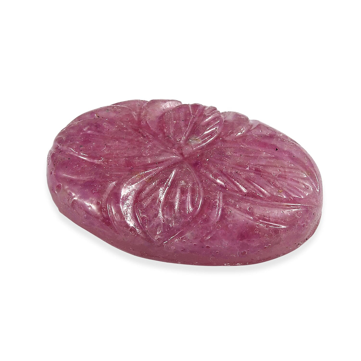 Freshend Ruby Gemstone with Flower Carving 23.28 Ct. 8323267 3