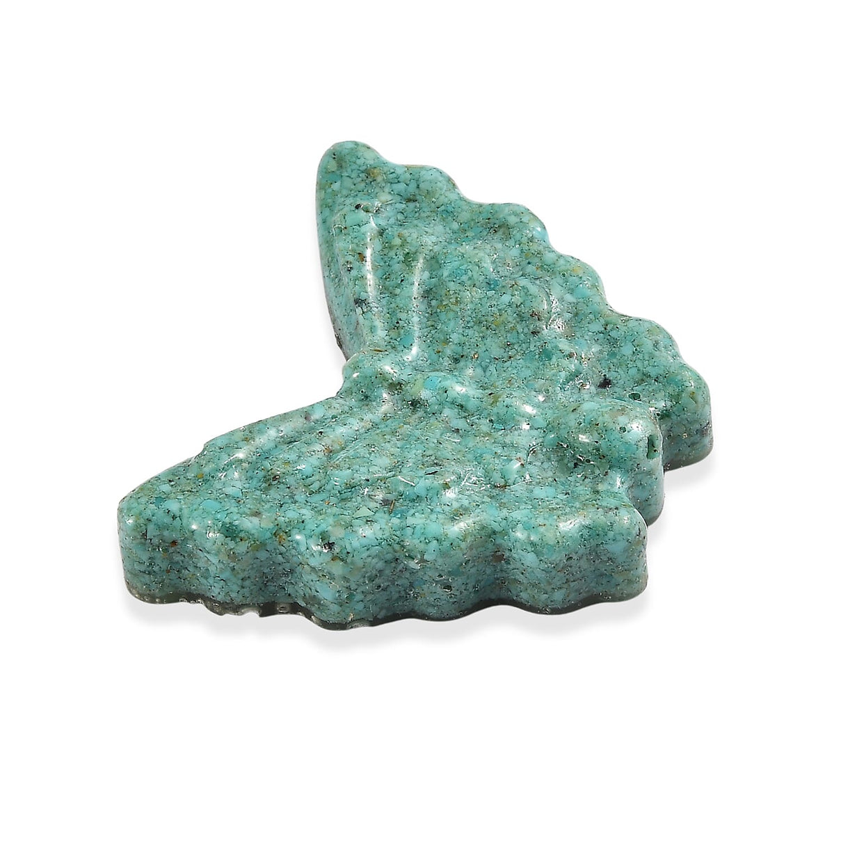 Constituted Amazonite Butterfly Carved Gemstone 31.54 Ct. V32513259 3