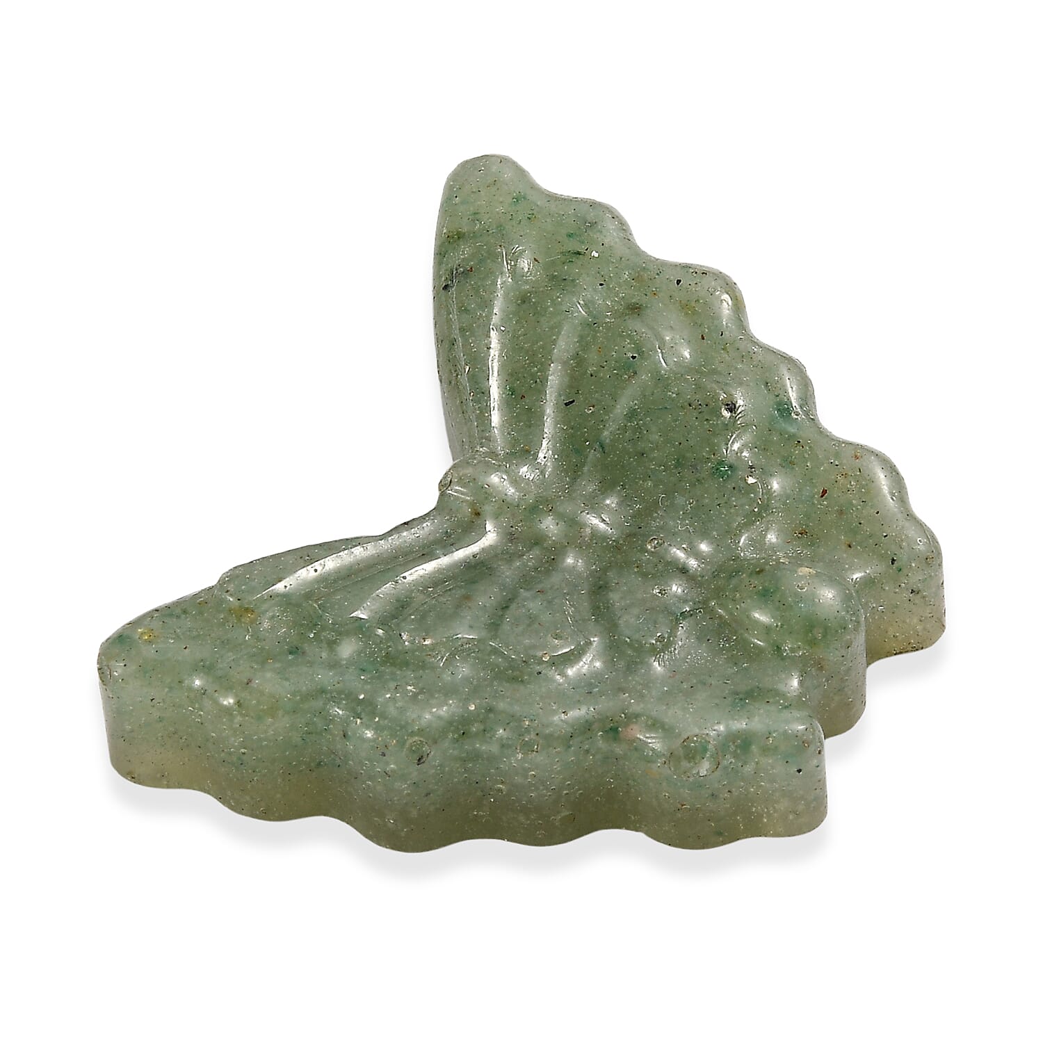Freshened Green Aventurine Quartz Butterfly Gemstone 34.50 Ct. V32489755 3