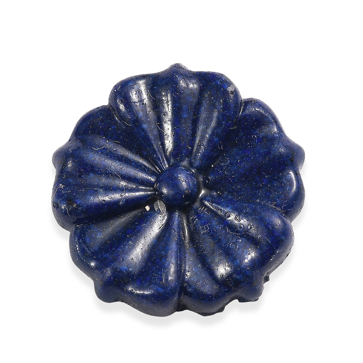 Freshened Lapis Lazuli Flower Carved Gemstone 12.46 Ct. V32513257 0