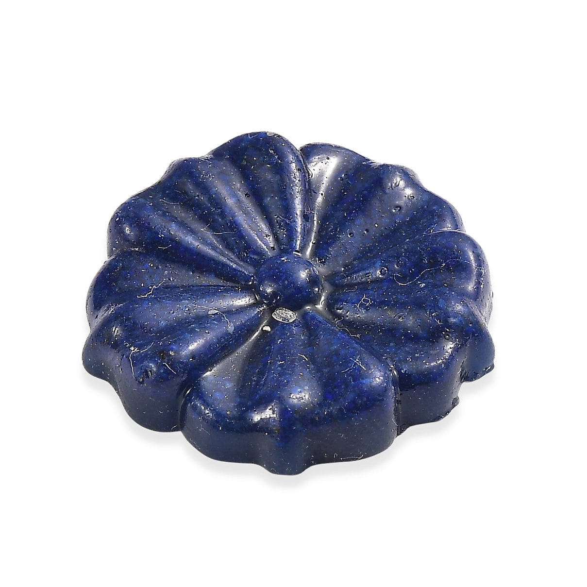 Freshened Lapis Lazuli Flower Carved Gemstone 12.46 Ct. V32513257 3