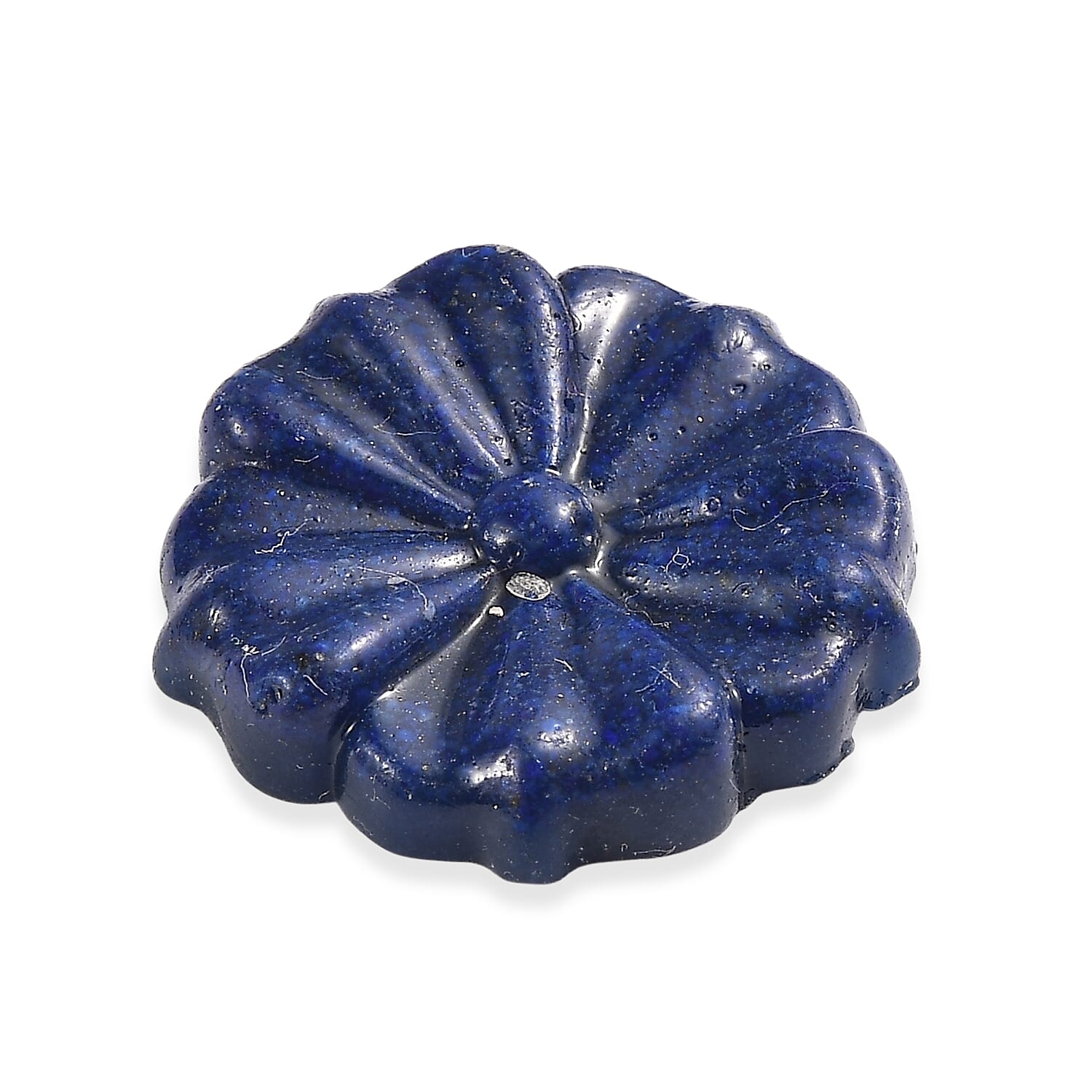 Freshened Lapis Lazuli Flower Carved Gemstone 12.46 Ct. V32513257 3