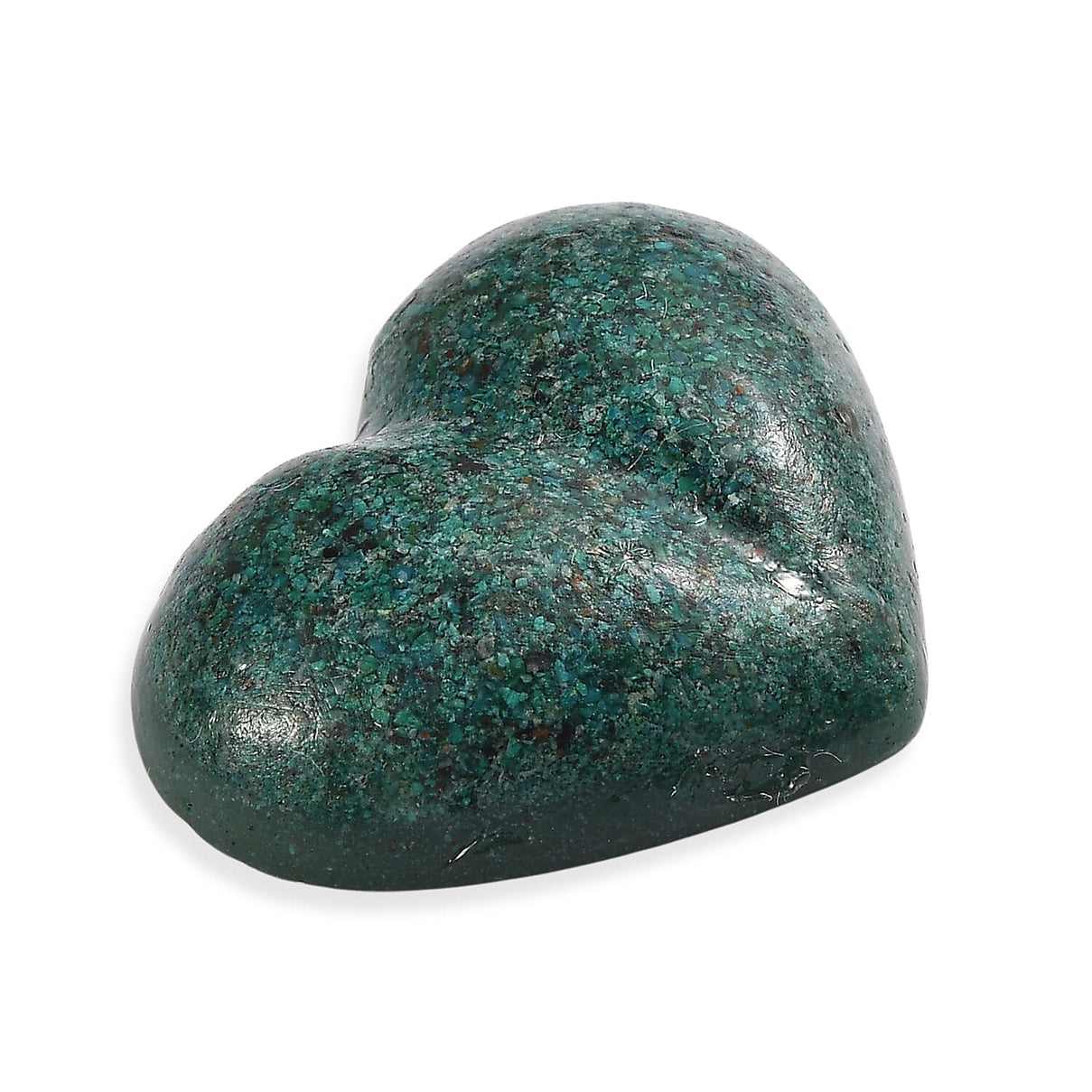 Freshened Malachite Heart Carved Gemstone 17.52 Ct. V32489236 3