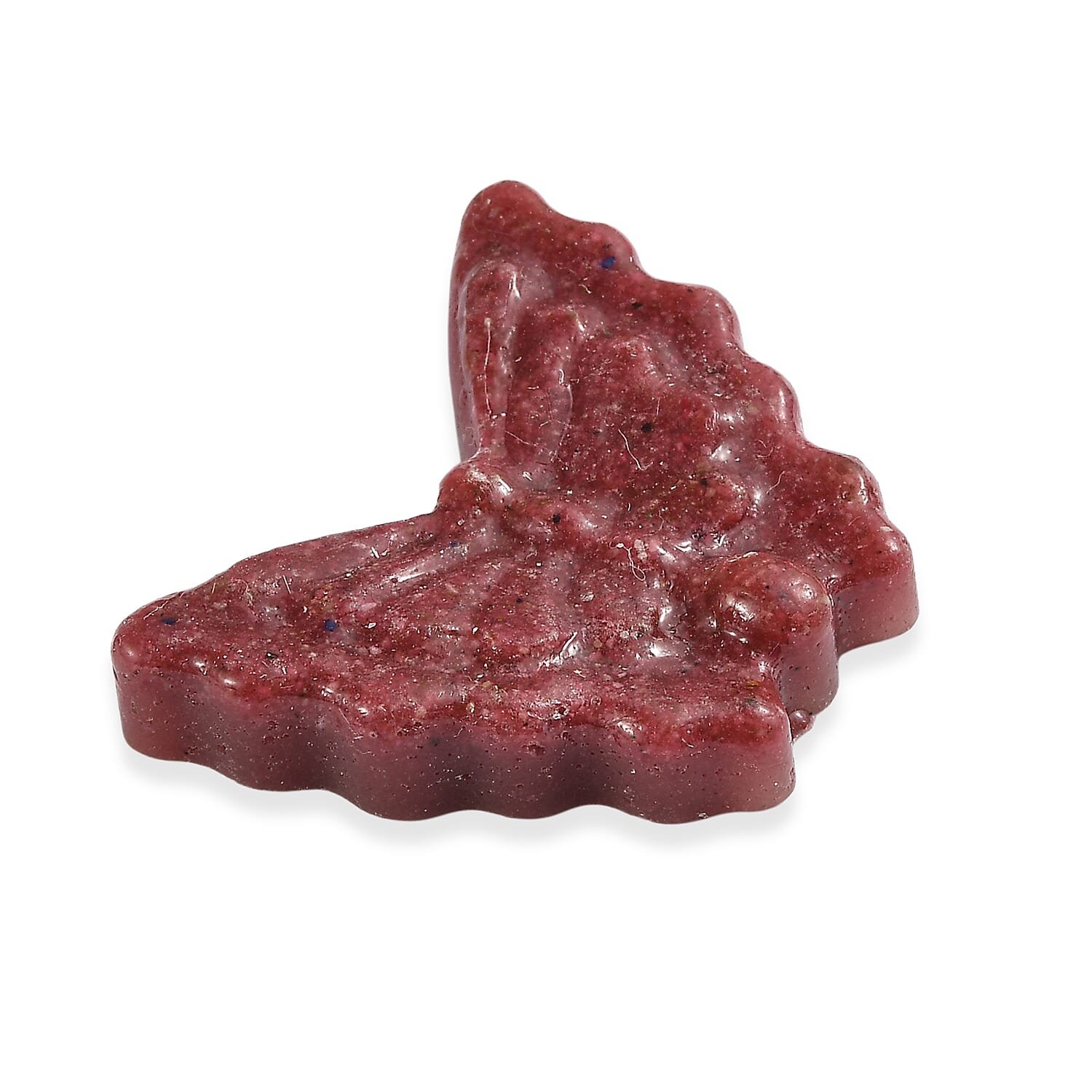 Freshened Thulite Butterfly Carved Gemstone 37.8 Ct. 8323337 3