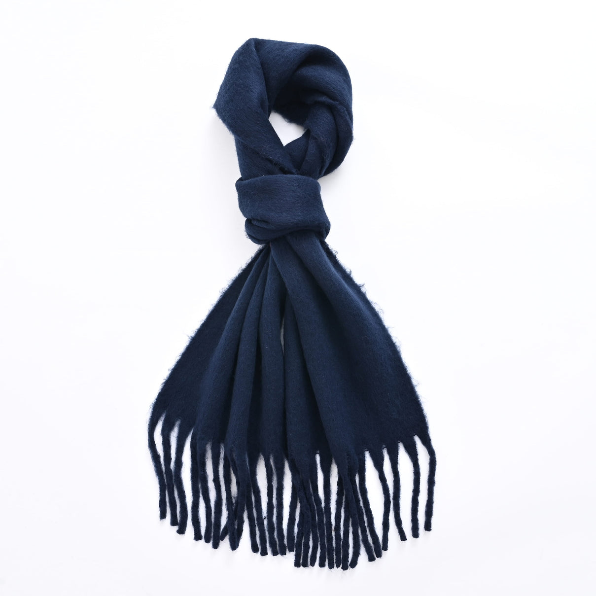 Soft Touch Large Tassle Scarf (190 x 40 cm) - Navy 8212299 5