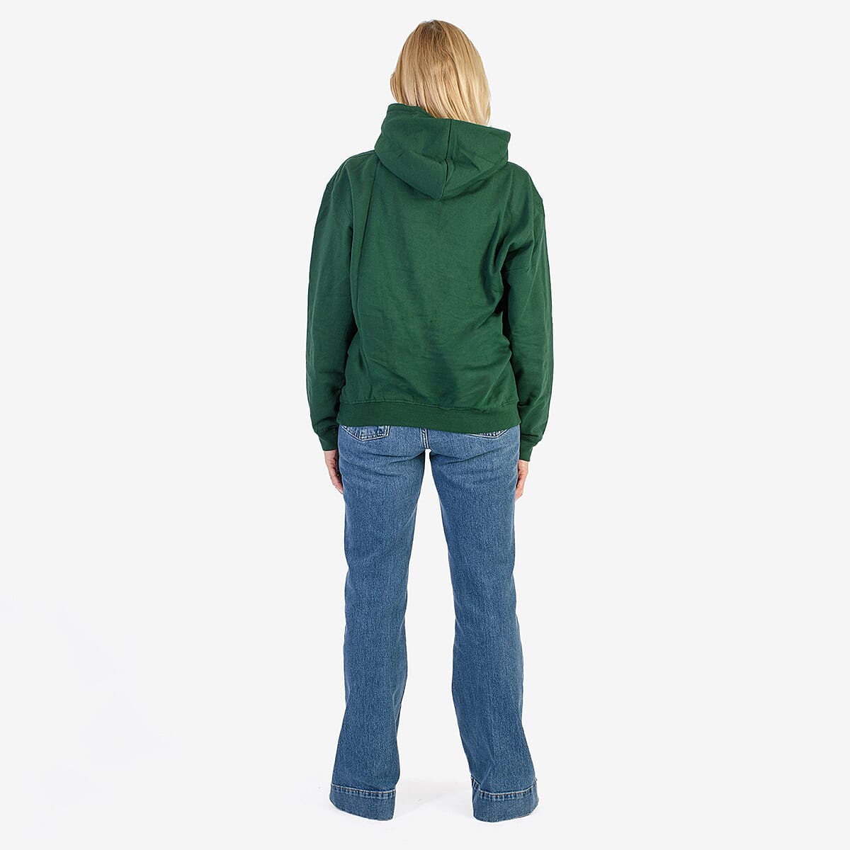 Front Pocket Cotton Hoodie (Size L) - Green 7736830 2