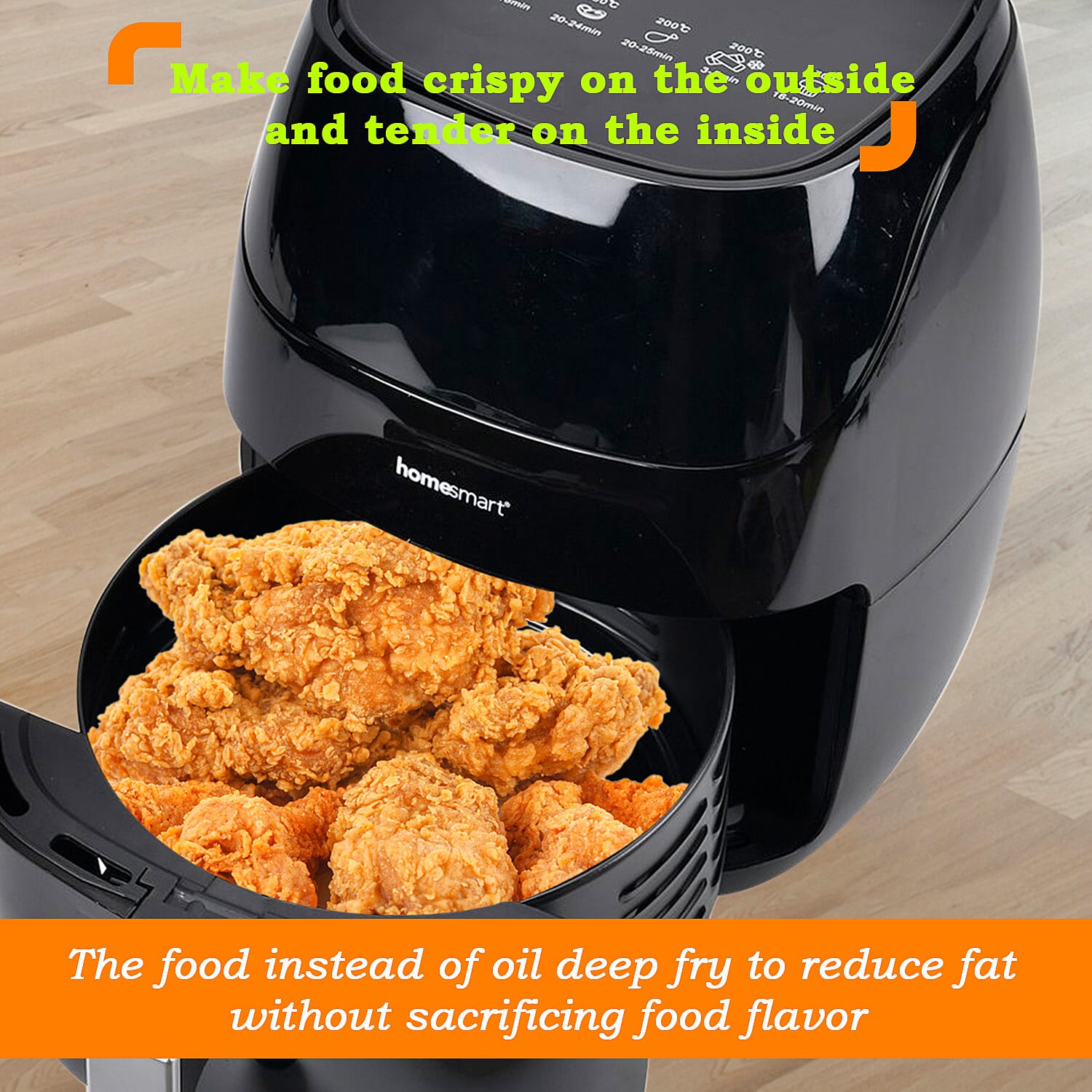 Homesmart Digital Air Fryer (5L) - Black 7699501 3