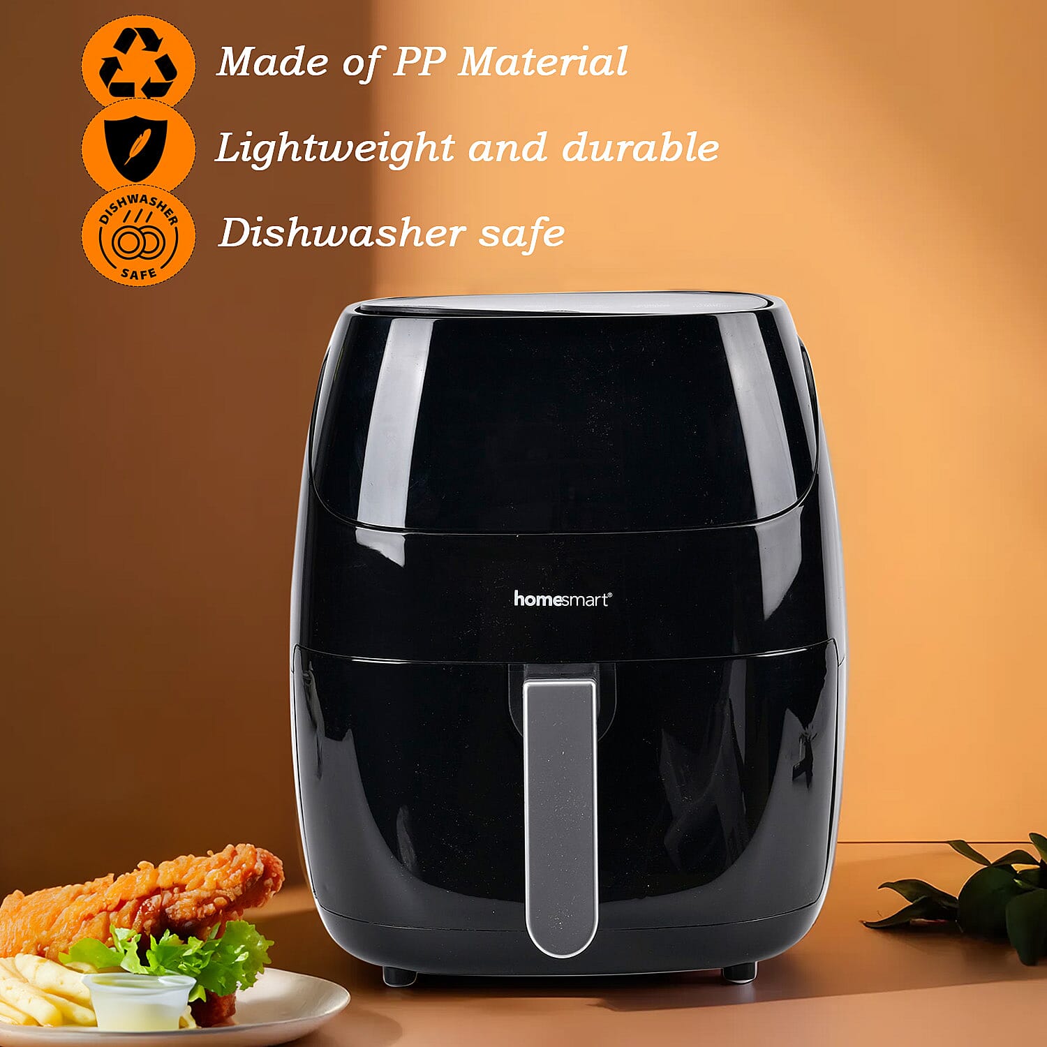 Homesmart Digital Air Fryer (5L) - Black 7699501 4