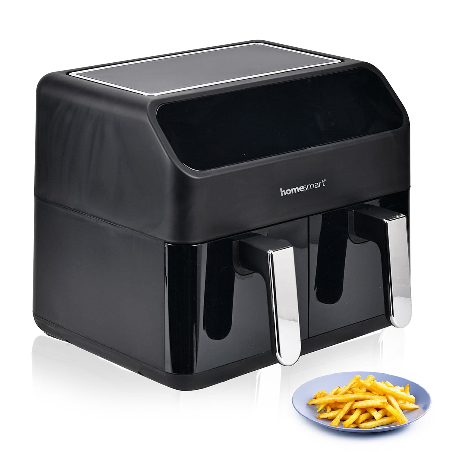 Homesmart 8L Dual Basket Digital Air Fryer - Black 7699513 0