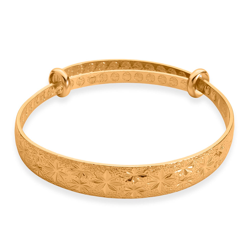 Floral Harmony Adjustable Bangle