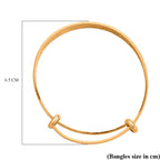 Floral Harmony Adjustable Bangle