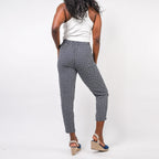 100% VISCOSE Fully Elasticated Trs (Size 20) - Navy