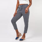 100% VISCOSE Fully Elasticated Trs (Size 20) - Navy