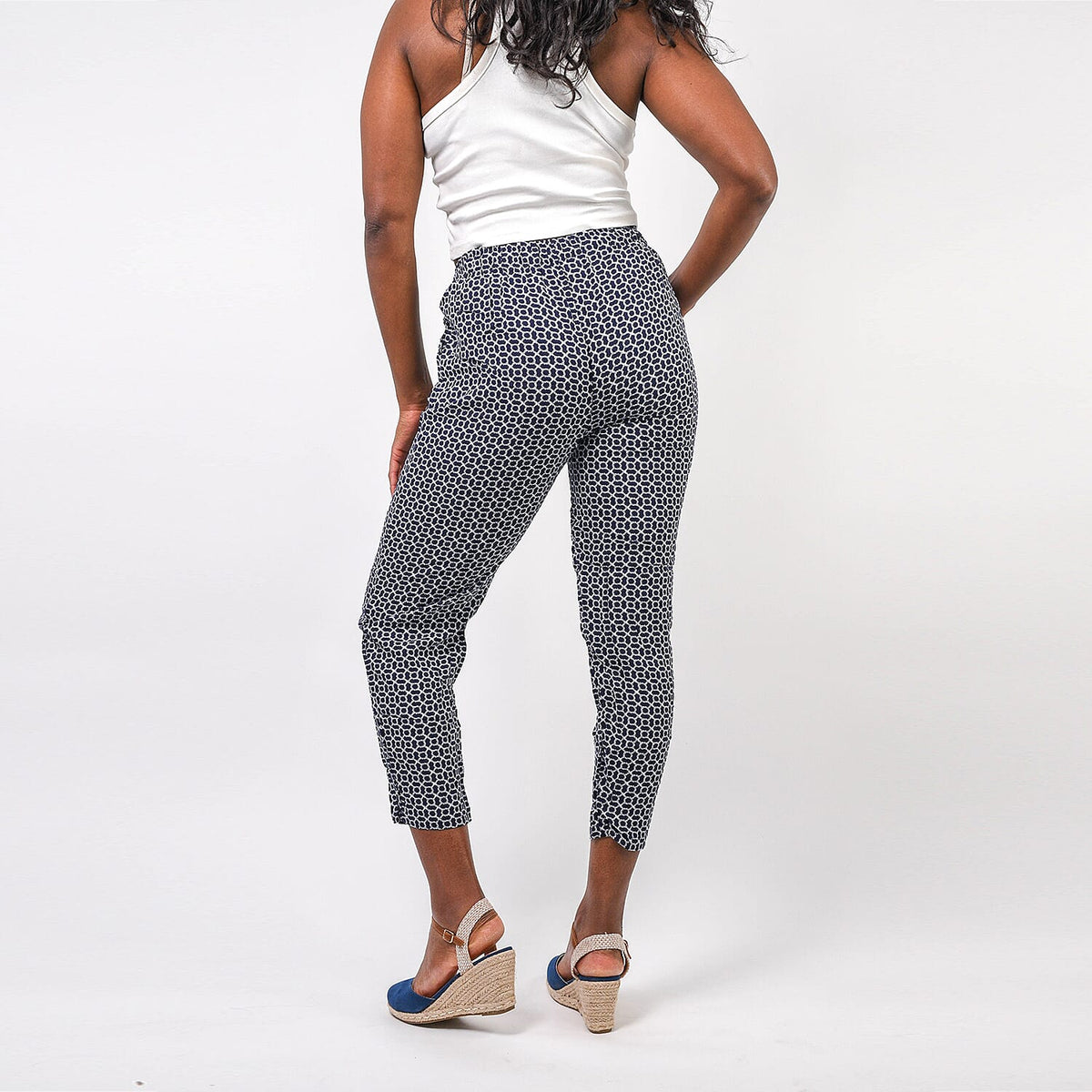 Fully Elasticated Printed Trousers 6344259 5
