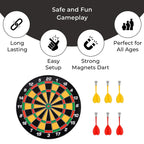 FunTime Magnetic Dartboard with 6pcs Magnetic Darts - Multi