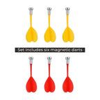 FunTime Magnetic Dartboard with 6pcs Magnetic Darts - Multi