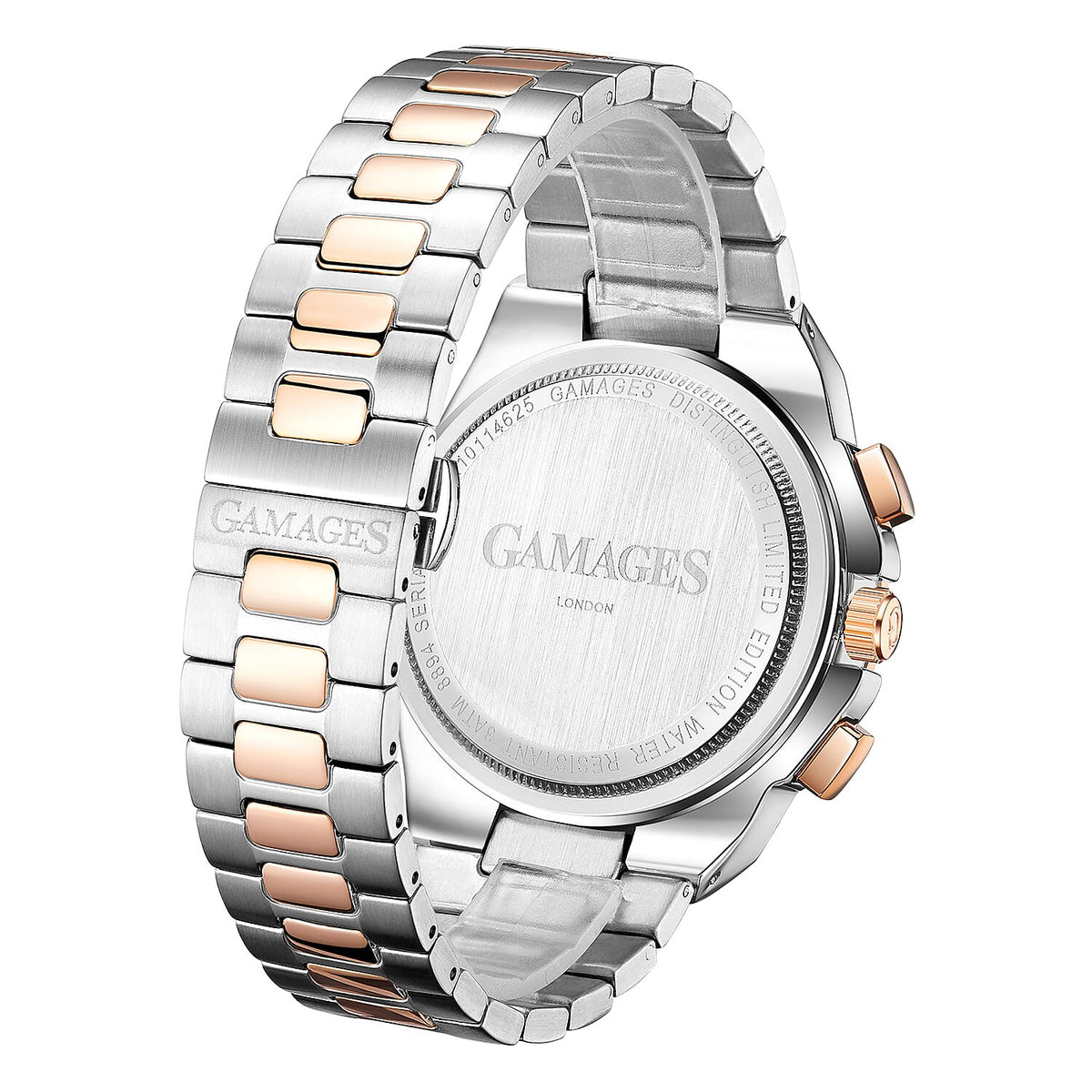 GAMAGES OF LONDON Hand Assembled Automatic Movement Watch - Black 6639731 1