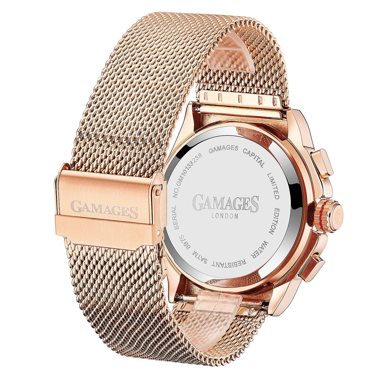 GAMAGES OF LONDON Hand Assembled Capital Automatic Watch - Rose Gold 7132337 2