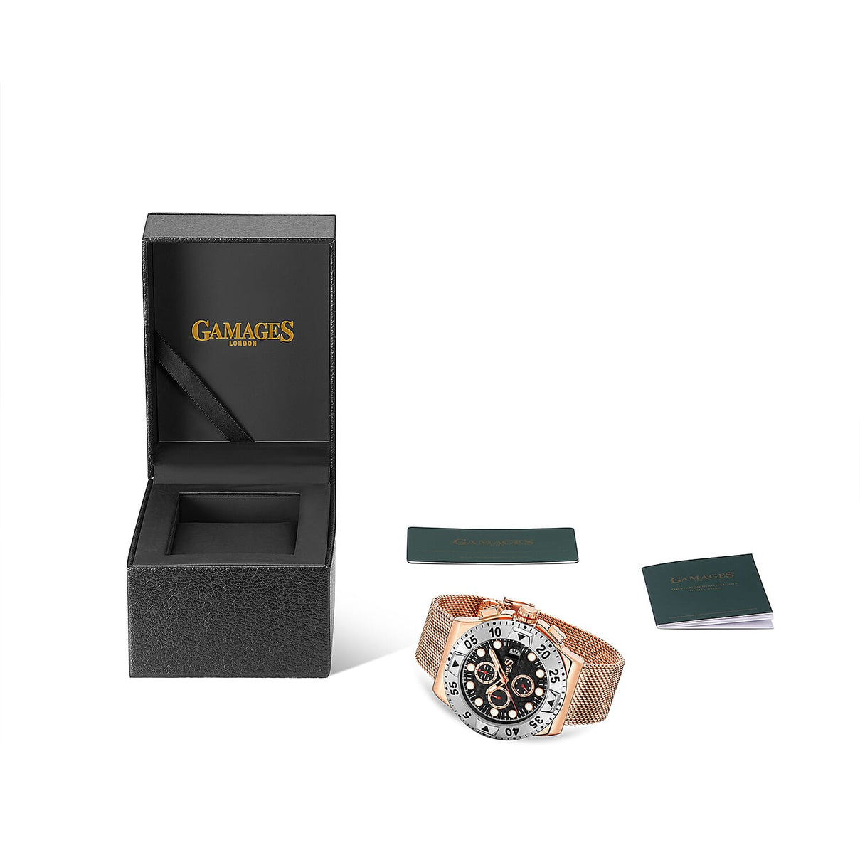 GAMAGES OF LONDON Hand Assembled Capital Automatic Watch - Rose Gold 7132337 4