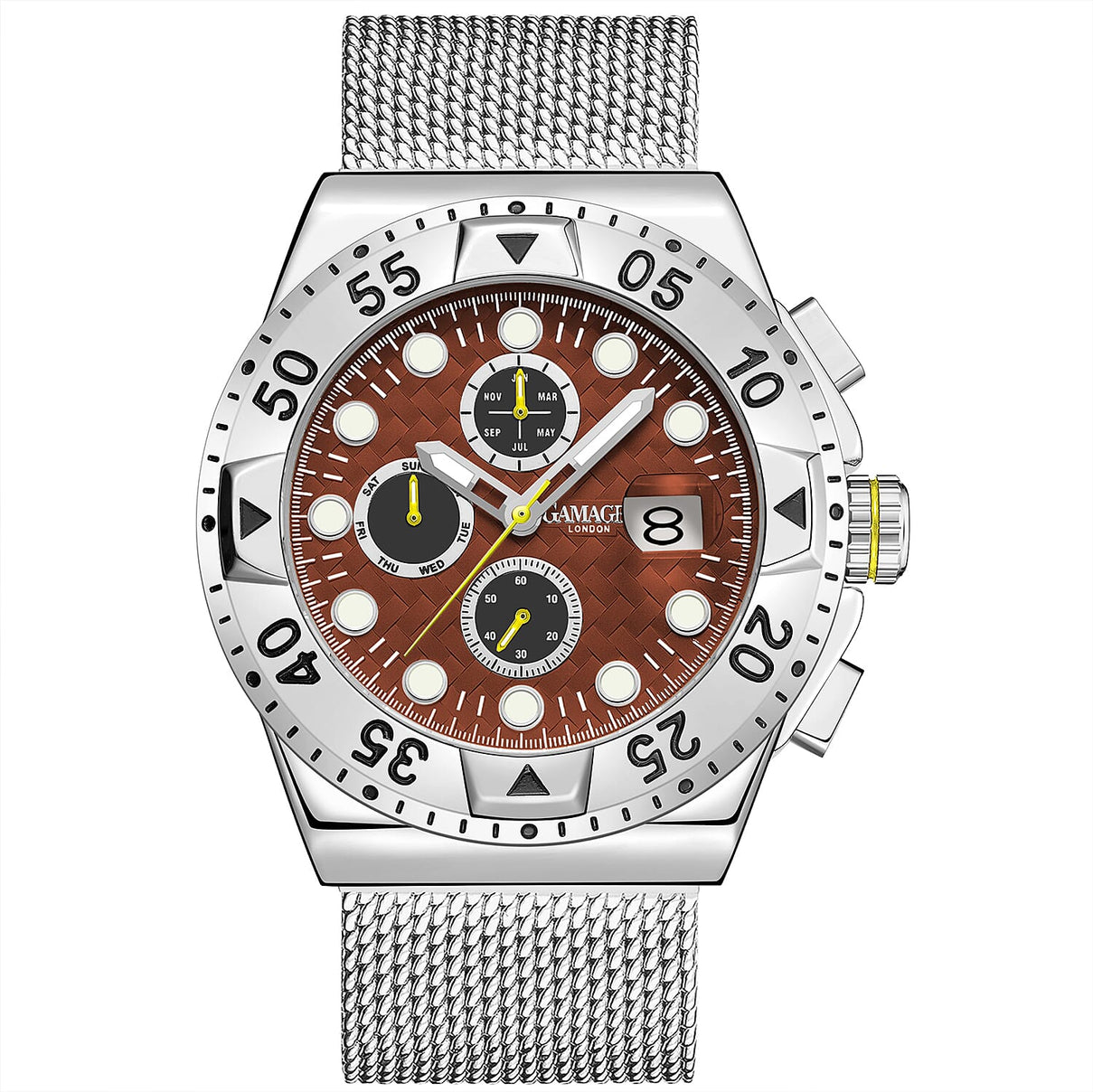 GAMAGES OF LONDON Hand Assembled Capital Automatic Watch - Steel V32517726 0