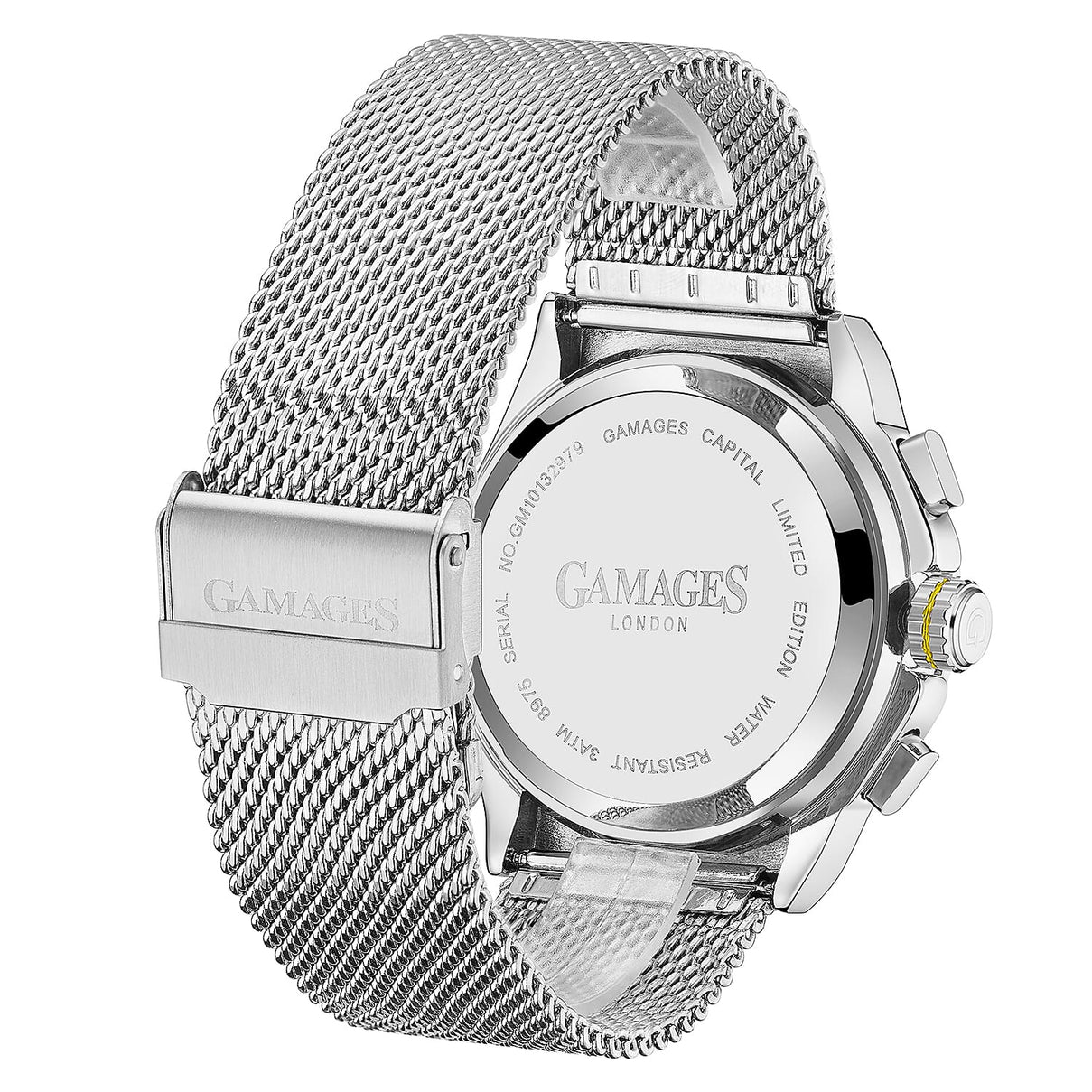 GAMAGES OF LONDON Hand Assembled Capital Automatic Watch - Steel V32517726 2