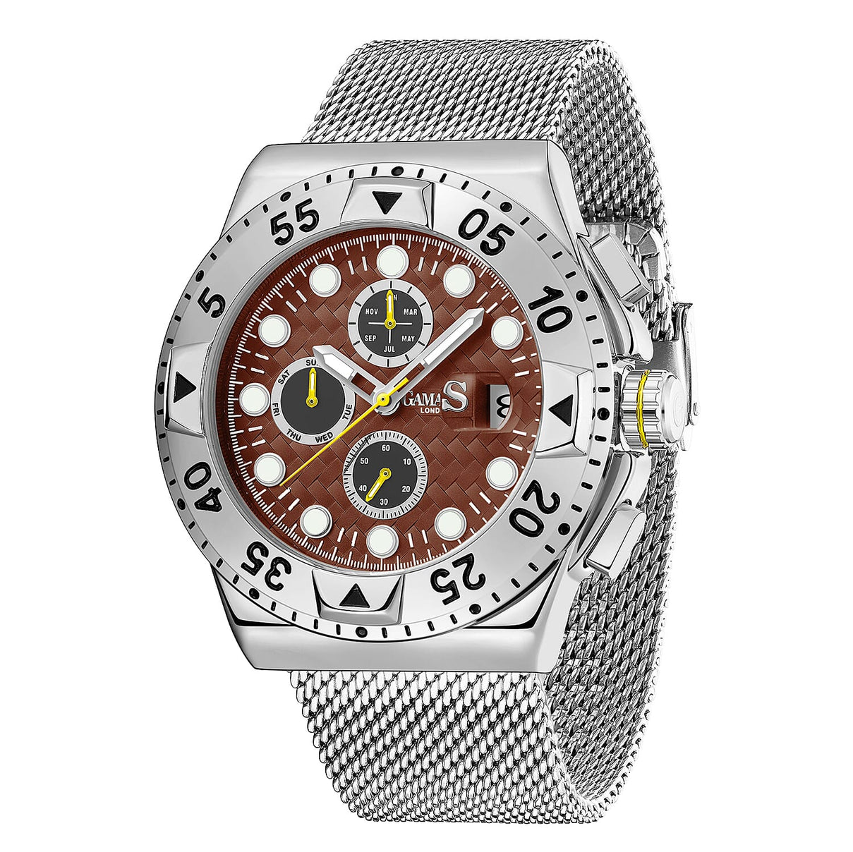 GAMAGES OF LONDON Hand Assembled Capital Automatic Watch - Steel V32517726 3