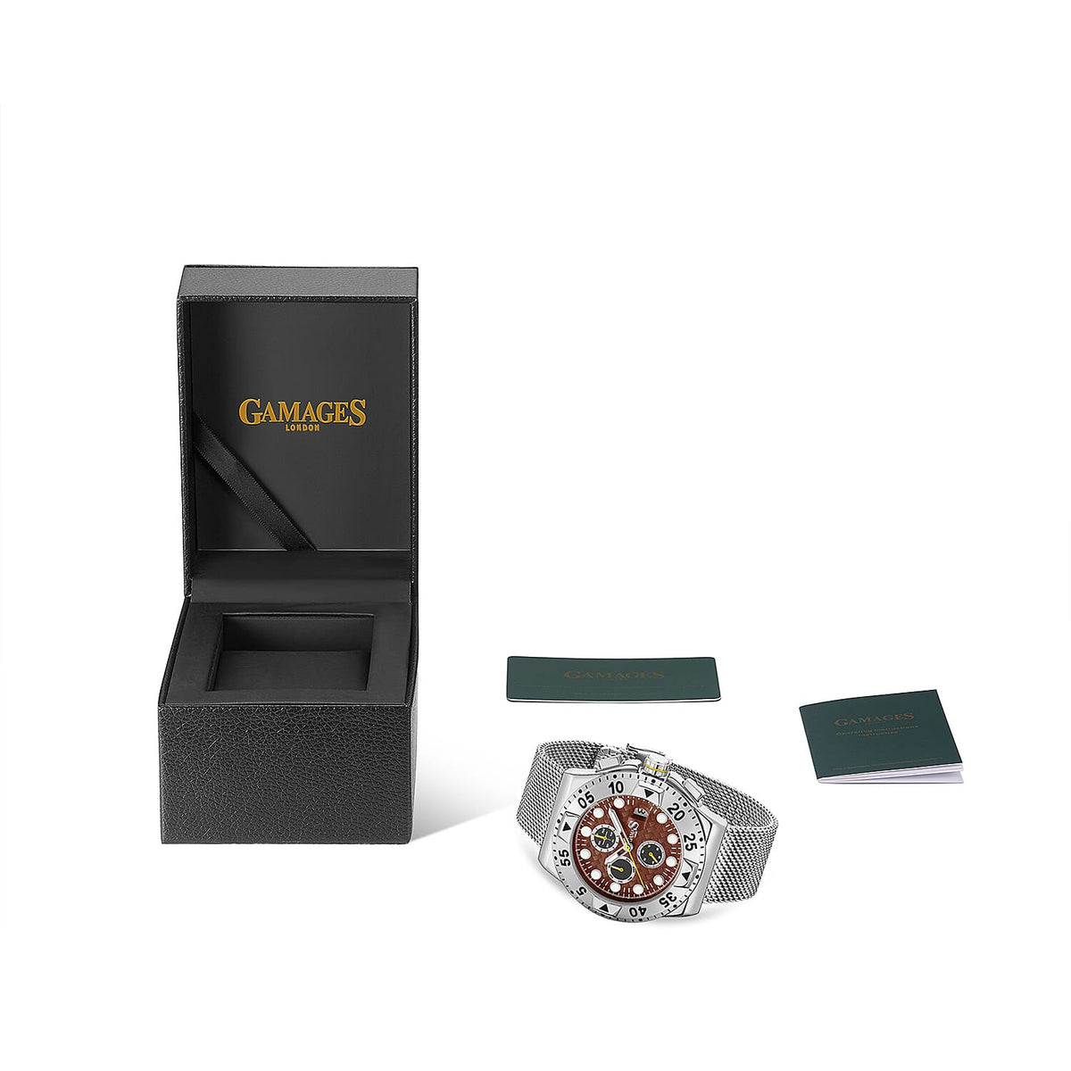 GAMAGES OF LONDON Hand Assembled Capital Automatic Watch - Steel V32517726 4