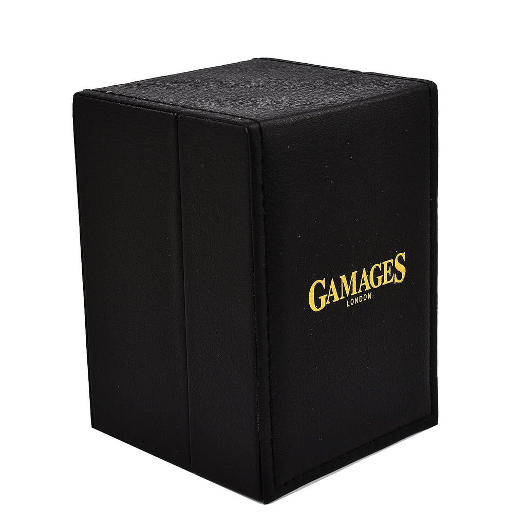 GAMAGES OF LONDON Hand Assembled Strato Automatic Movement Rose Dial Water Resistant Watch with Rose Leather Strap
