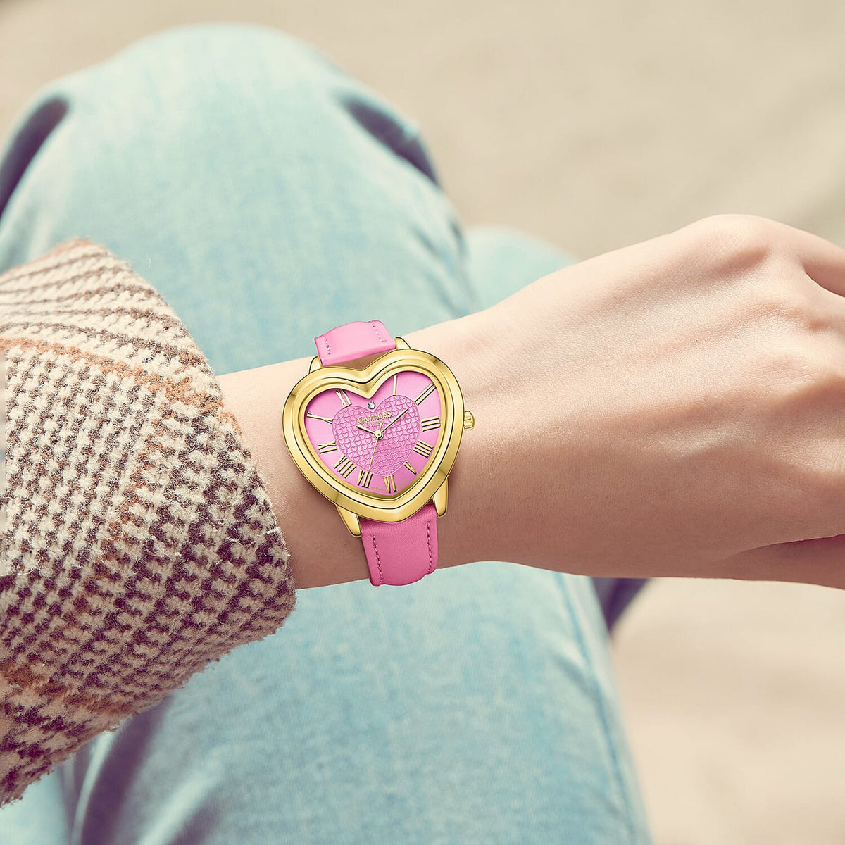 Gamages of London Ladies Heartfelt Diamond Watch 7794655 1