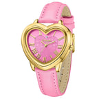 GAMAGES OF LONDON Ladies Heartfelt Diamond in Gold Medium Pink