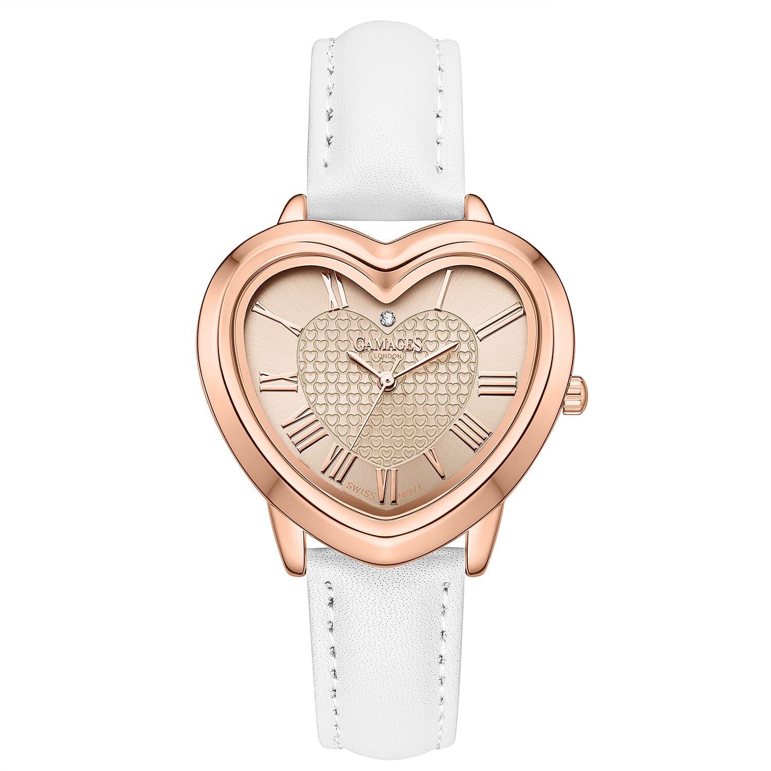 GAMAGES OF LONDON Ladies Heartfelt Diamond in Rose 7794656 0