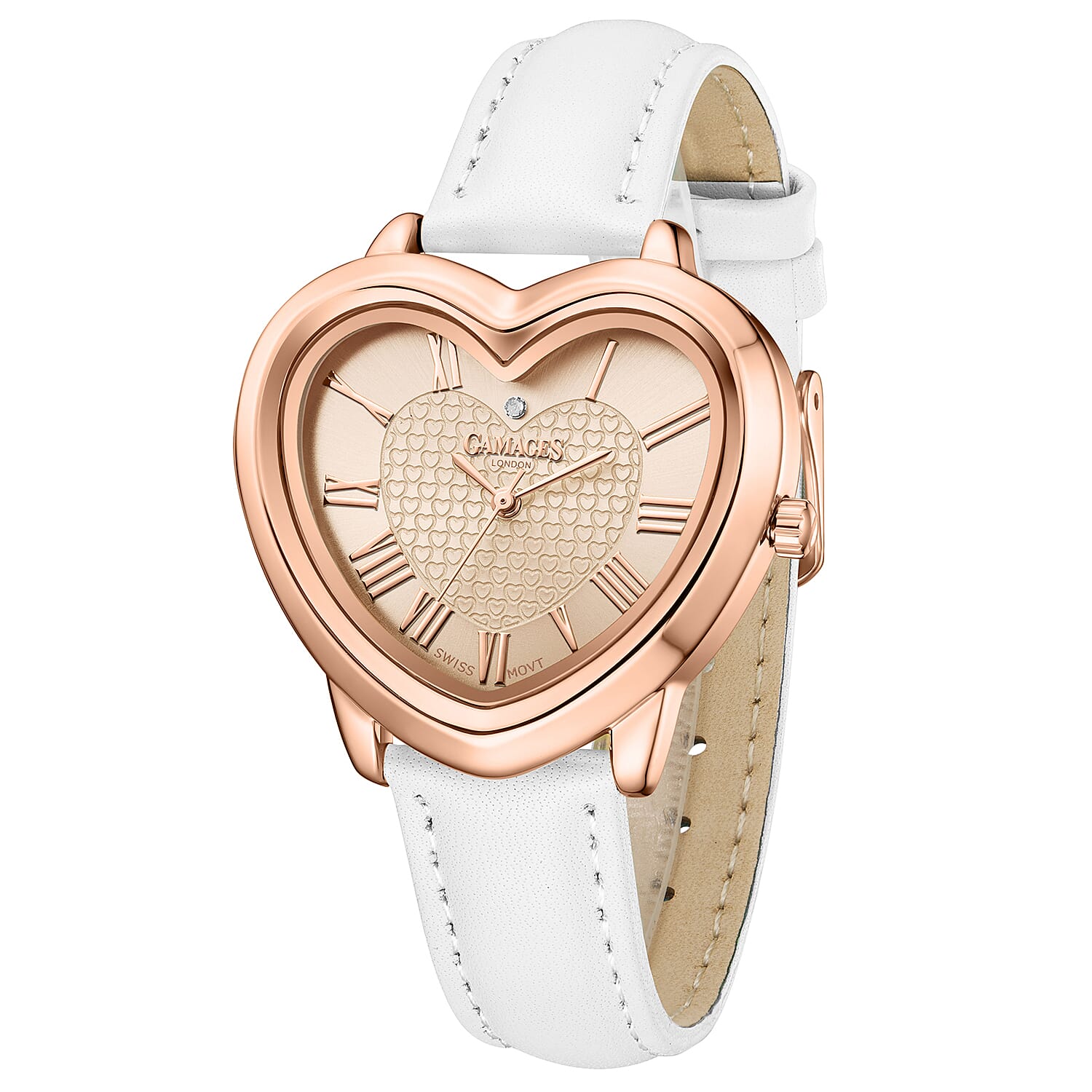 GAMAGES OF LONDON Ladies Heartfelt Diamond in Rose 7794656 2