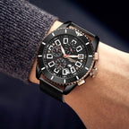 GAMAGES OF LONDON Limited Edition Hand Assembled Cogwheel Automatic Rose Black