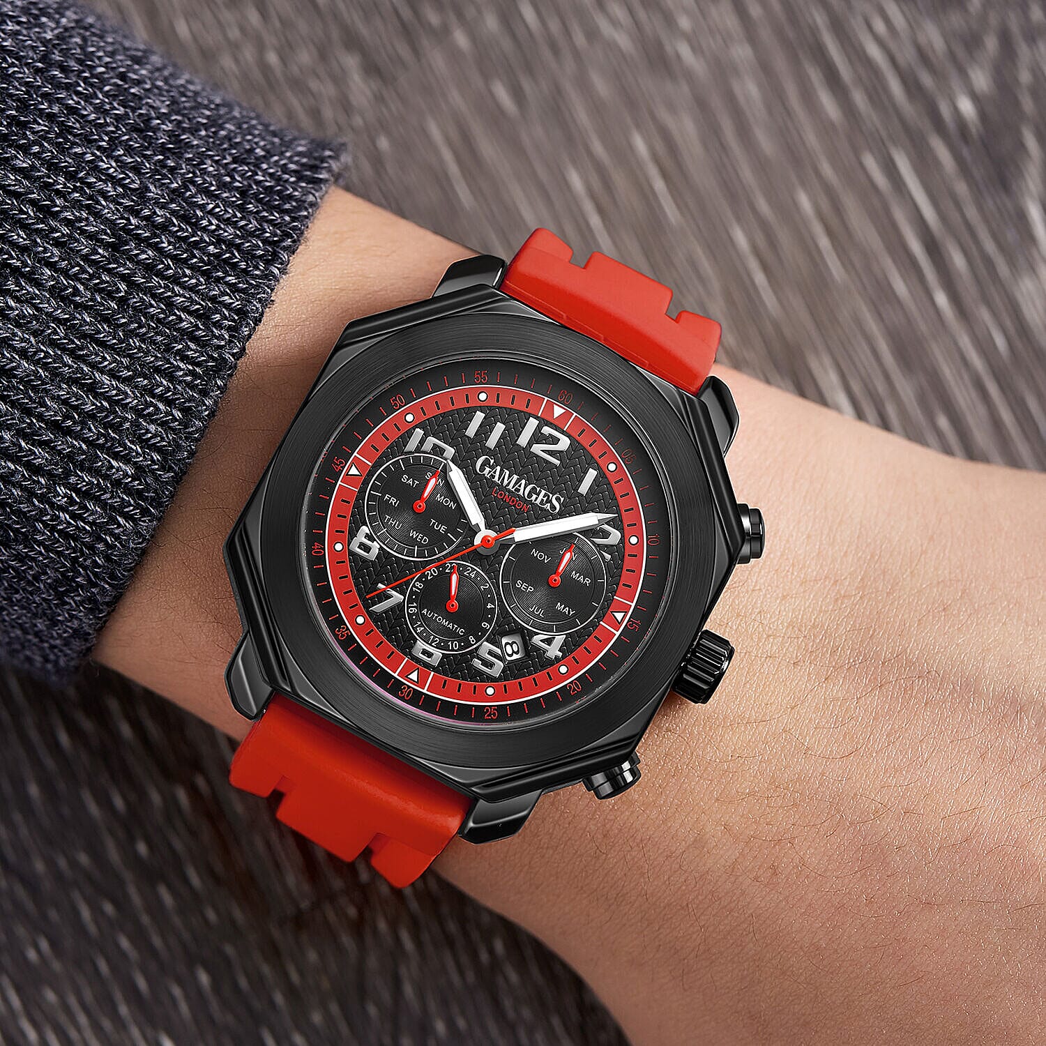 GAMAGES OF LONDON Limited Edition Hand Assembled Contemporary Automatic Red 6883772 2