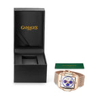 GAMAGES OF LONDON Limited Edition Hand Assembled Eminence Automatic Rose