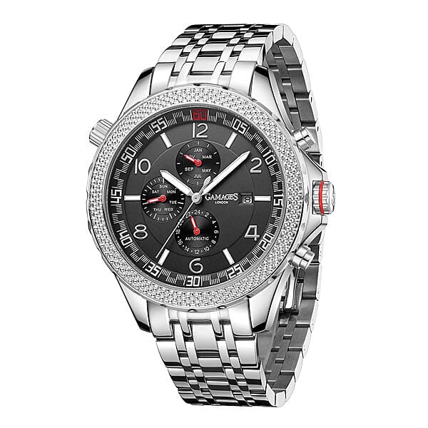 GAMAGES OF LONDON Limited Edition Hand Assembled Intrinsic Rotator Automatic Steel 3627497 0