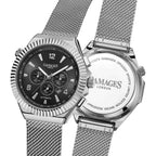 GAMAGES OF LONDON Limited Edition Hand Assembled Opulent Sports Automatic Steel