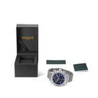 GAMAGES OF LONDON Limited Edition Hand Assembled Perception Automatic Movement Watch with Stainless Steel Silver Mesh Strap