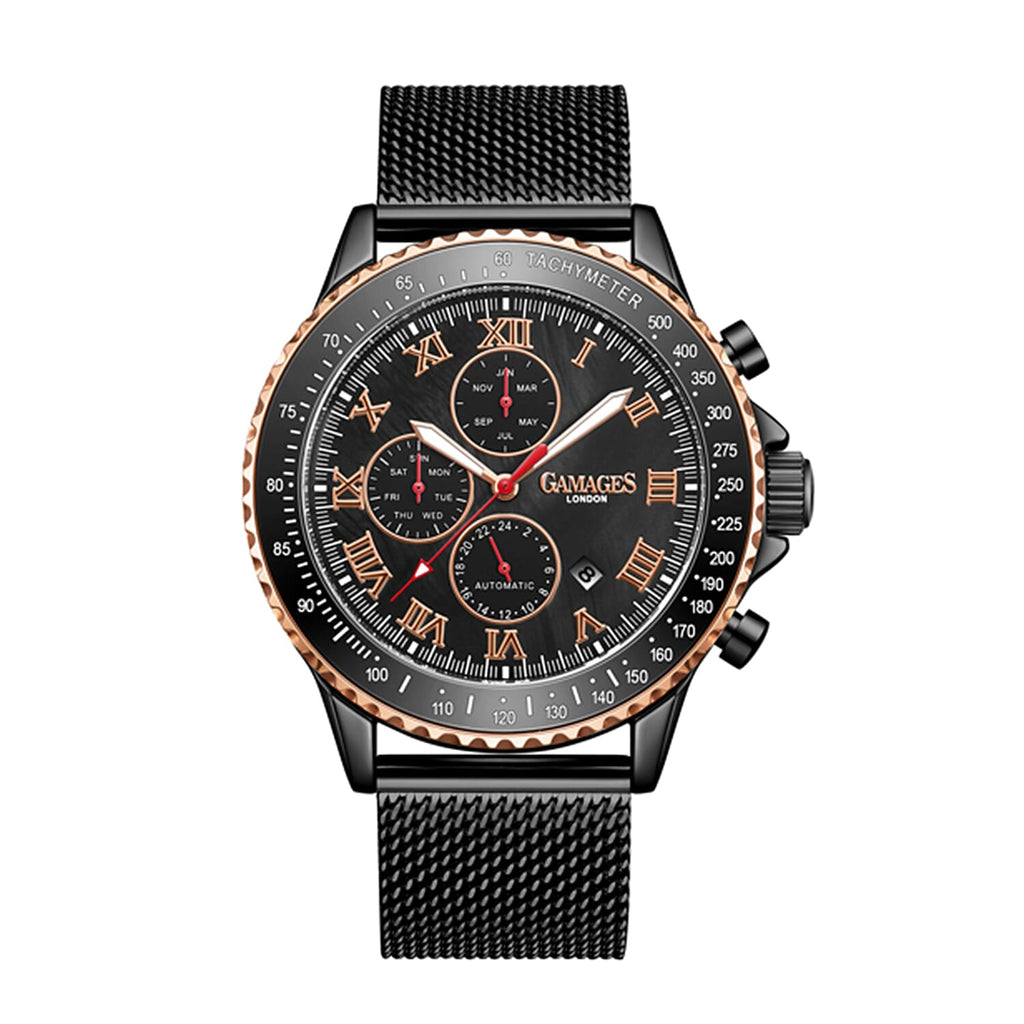 GAMAGES OF LONDON Limited Edition Hand Assembled Pinnacle Automatic Black