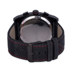 GAMAGES OF LONDON Limited Edition Hand Assembled Retro Calibre Automatic Watch in Black & Red