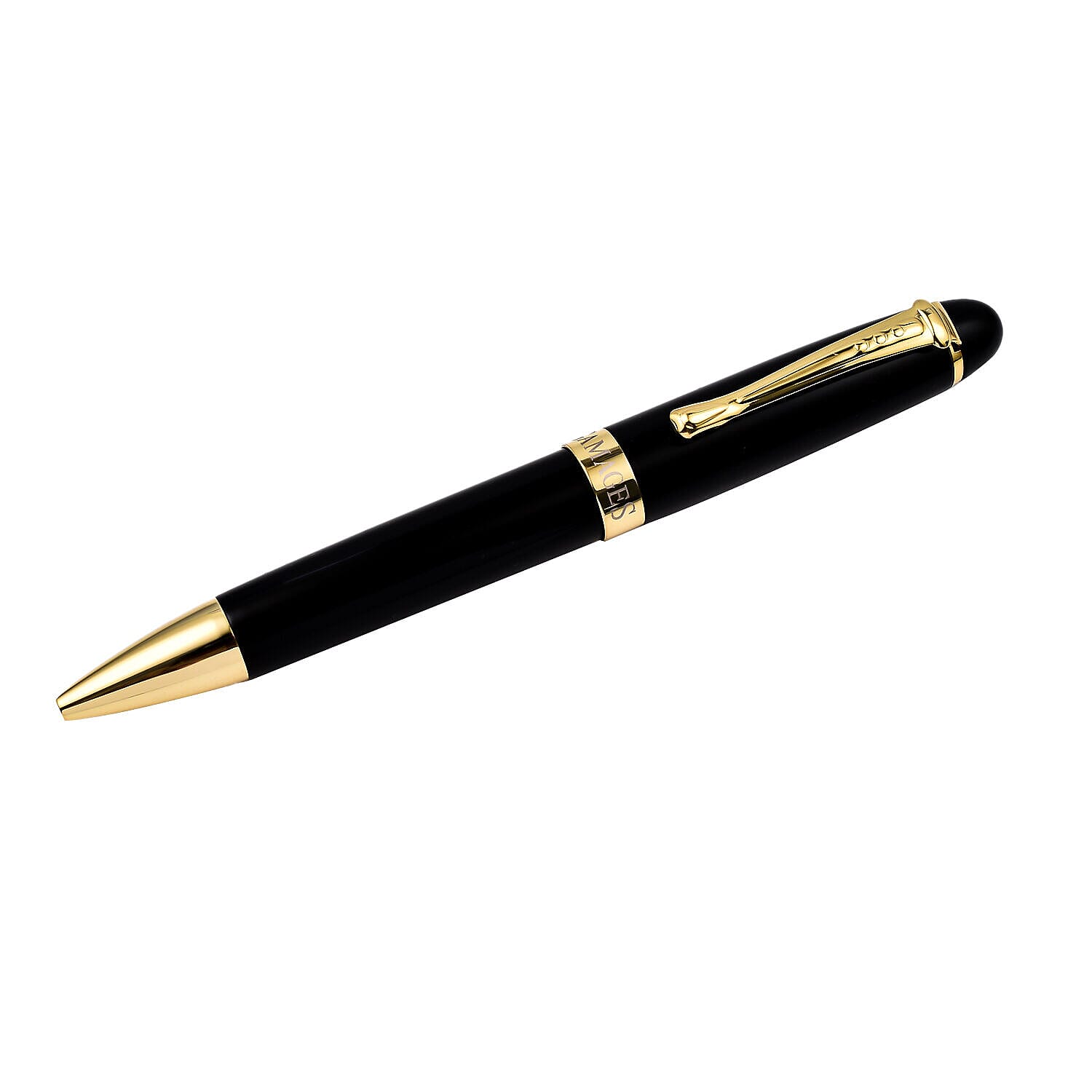 GAMAGES OF LONDON Luxury Rose Pen - Black 3612078 1